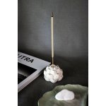 Dess Craft Studio LOTUS Stojan na vonné tyčinky ve tvaru lotosu ručně odlévaný Barva 1 Alabaster Silk – Hledejceny.cz