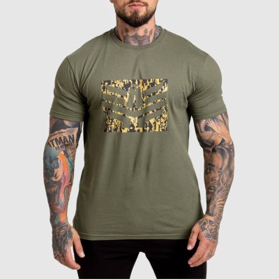 Iron Aesthetics pánské tričko Tactical zelené – Zbozi.Blesk.cz