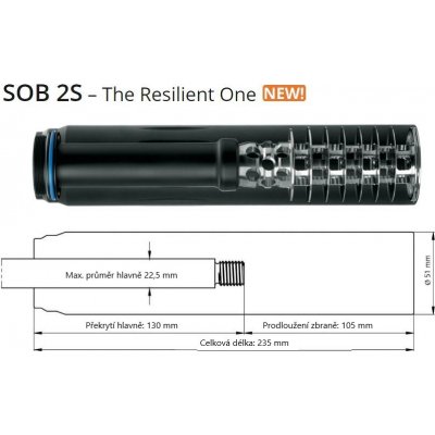 Recknagel SOB 2S M 14x1 7,62 mm – Zboží Dáma