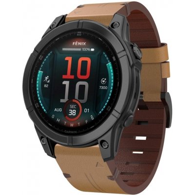 VSECHNONAMOBIL 93920 SYNTHETIC Řemínek pro Garmin Fenix 8 47mm světle hnědý – Zboží Živě