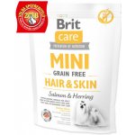 Brit Care Mini Grain-free Hair & Skin Salmon & Herring 0,4 kg – Sleviste.cz