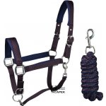 Horka Set ohlávka a vodítko Crystal and pearls Fialová – Zboží Dáma