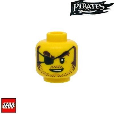 LEGO® A0056 Hlava potištěná Pirát