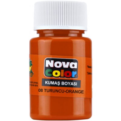 Novacolor barva na textil oranžová 30 ml NC-166 (142) 473102 – Zboží Dáma