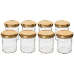 Orion Zavařovací sklenice + víčko zlatá 165 ml x 8ks – Zboží Dáma