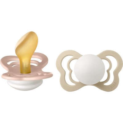 Bibs Couture ortodontický přírodní kaučuk 2ks Blush noční + Vanilla noční – Zboží Mobilmania