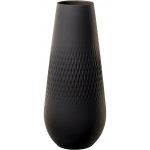Villeroy & Boch Váza Carré, vysoká, kolekce Manufacture Collier noir - – Hledejceny.cz