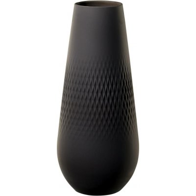 Villeroy & Boch Váza Carré, vysoká, kolekce Manufacture Collier noir - – Hledejceny.cz