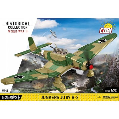 COBI 5748 World War II Německý střemhlavý bombardér Junkers JU-87 B-2 Stuka TROP – Sleviste.cz
