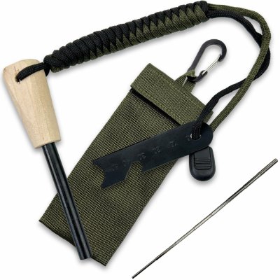 CHZ Mini bushcraft sada FIRESTARTER GREEN – Sleviste.cz