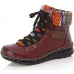 Rieker dámská kotníková obuv 73343-35 červená – Sleviste.cz