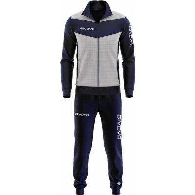Givova Luxury gris claro melange-navy blue – Zboží Mobilmania