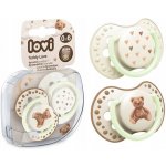 Lovi Dudlík svítící silikonový dynamický Teddy Love 2ks – Zboží Mobilmania