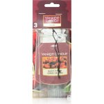 Yankee Candle Black Cherry papírová visačka 3 ks | Zboží Auto