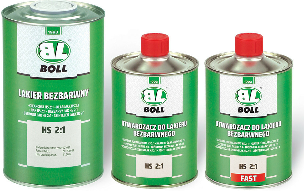 BOLL Bezbarvý lak HS 2:1 1 l