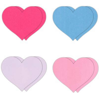 NS Novelties Pretty Pasties Heart II Assorted 4 Pairs – Zboží Dáma