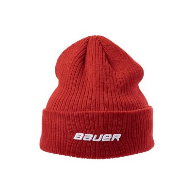 Bauer kulich Bauer Team Ribbeed Toque SR 672986 červená – Hledejceny.cz