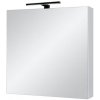 Koupelnový nábytek BPS-koupelny Zrcadlová skříňka Ticino 60 ZS LED-B s osvětlením Any LED 30 B, černá