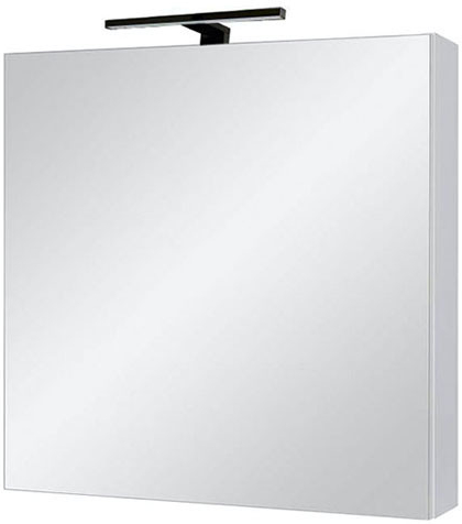 BPS-koupelny Zrcadlová skříňka Ticino 60 ZS LED-B s osvětlením Any LED 30 B, černá