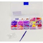 Mikro Trading a.s. udělej si svůj náramek gumičky 90ks + ozdobné korálky – Zboží Dáma