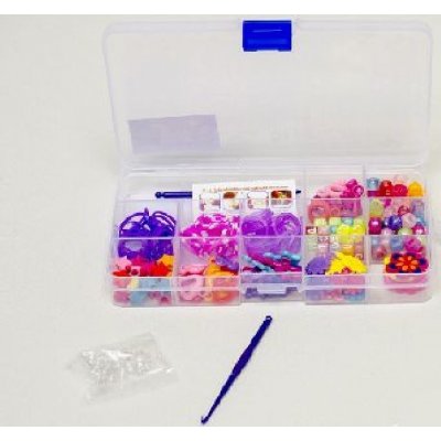 Mikro Trading a.s. udělej si svůj náramek gumičky 90ks + ozdobné korálky – Zboží Dáma