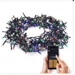 Solight LED WIFI smart venkovní vánoční řetěz 400 LED 20m přívod 5m teplá bílá + víceb – Sleviste.cz