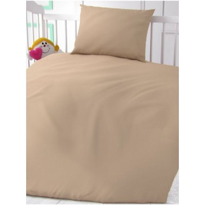 Kvalitex povlečení Jednobarevné béžové 95 x 135 45 x 60 cm – Sleviste.cz