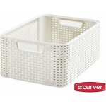 Curver Úložný box RATTAN Style M - krémový – Zboží Dáma