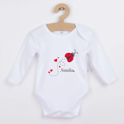 Originální dětské body s beruškou a vlastním jménem – Zboží Dáma