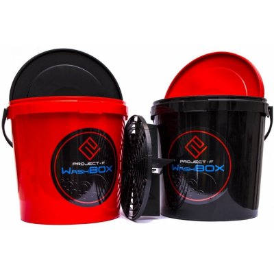 PROJECT F WashBOX černý kbelík 12,5 l + ScratchSchield filtr nečistot