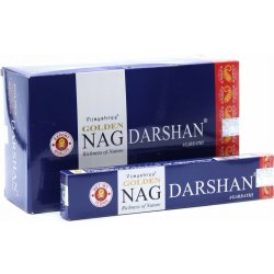 Vijayshree Golden Nag indické vonné tyčinky Darshan 15 g