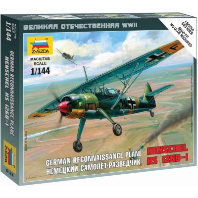 Zvezda Henschel Hs 126 B 44 Wargames WWII 6184 1:1