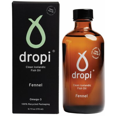 Dropi Extra panenský olej z tresčích jater fenykl, 170 ml