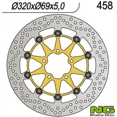 Přední brzdový kotouč NG Suzuki 1000 GSX-R K1 / K2 2001 - 2002 – Hledejceny.cz