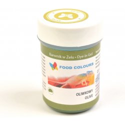 Food Colours Gelová barva Olive olivová 35 g