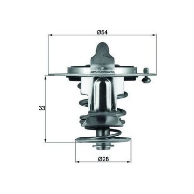 Termostat, chladivo MAHLE TX 72 85D – Zboží Mobilmania