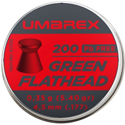 Diabolky Umarex Green Flathead Pb Free 4,5 mm 200 ks – Zboží Dáma