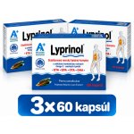 Lyprinol při zánětech kloubů a dech.cest tříměsíční kúra 3 x 60 kapslí – Hledejceny.cz