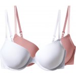 esmara podprsenka, 2 kusy růžová/bílá – Zboží Dáma