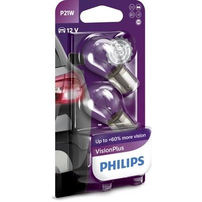 Philips 12498VPB2 P21W BA15s 12V 21W 2 ks – Hledejceny.cz