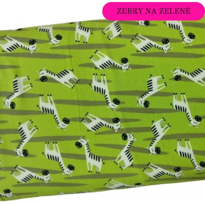 Korunka Zebry na zelené – Zboží Dáma