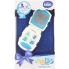 Interaktivní hračky Lamps Baby telefon modrý na baterie