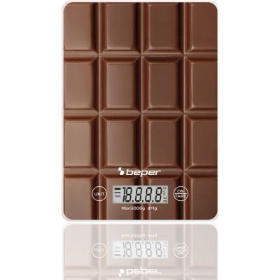 Beper P102BIL002 digitální kuchyňská váha Chocolate – Sleviste.cz