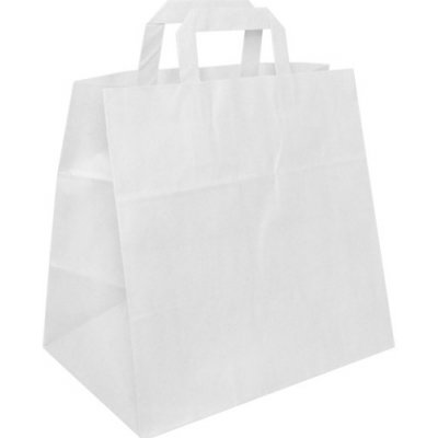DEKOS taška papírová 26 17x25cm bílá