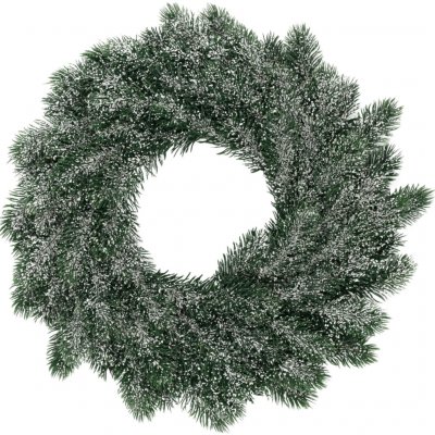 Home Styling Collection Vánoční věnec s efektem mrazu, Ø 35 cm zelený – Hledejceny.cz
