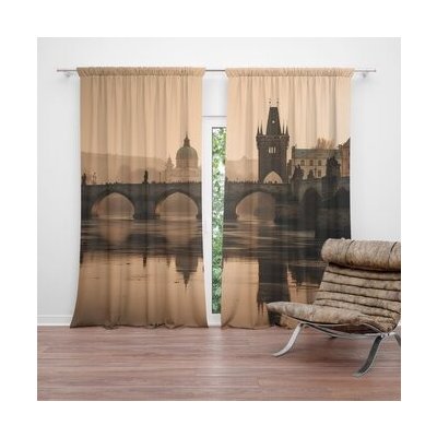 Sablio Závěs Praha Karlův most 1: 2ks 140x250cm – Hledejceny.cz