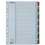 Zesílené kartonové rejstříky Esselte Mylar, A4, Mix barev – Hledejceny.cz