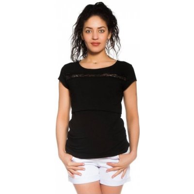 Be MaaMaa těhotenské kraťasy Jeans Tommy bílé s proužkem – Hledejceny.cz