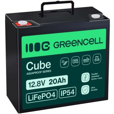LiFePO4 Green Cell Cube 12,8V 20Ah LFPGC12V20AH LITHIUM-GELPHATE – Sleviste.cz
