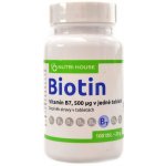 Nutrihouse Vitamín B7 D-biotin 100 tablet – Hledejceny.cz